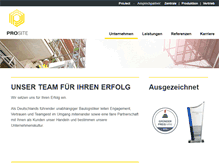 Tablet Screenshot of pro-site.com