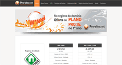 Desktop Screenshot of pro-site.net